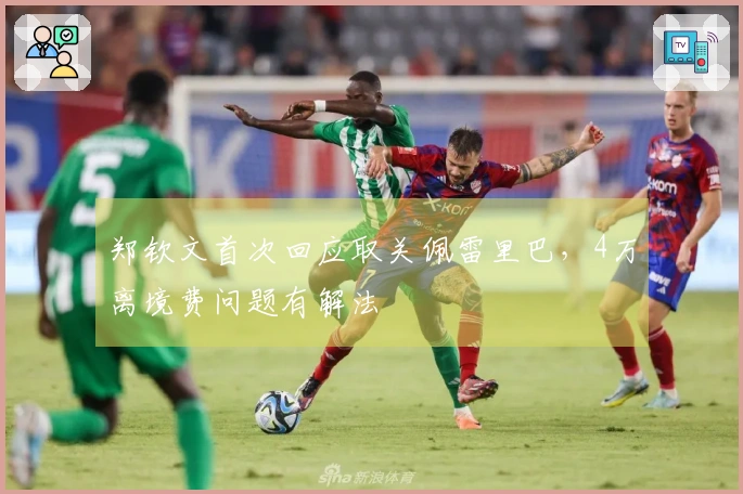 郑钦文首次回应取关佩雷里巴，4万离境费问题有解法